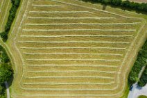 AERIAL ART - hay tracks on a field - Schleswig Flensburg district - Germany 03 AERIAL ART - hay tracks on a field - Schleswig Flensburg district - Germany