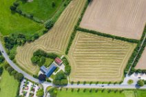 AERIAL ART - hay tracks on a field - Schleswig Flensburg district - Germany 05 AERIAL ART - hay tracks on a field - Schleswig Flensburg district - Germany