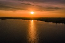 AERIAL ART - sunset at the Baltic Sea fjord Schlei - Germany 02 AERIAL ART - sunset at the Baltic Sea fjord Schlei - Germany