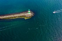 AERIAl ART - lighthouse Schleimuende - at the mouth of the baltic sea fjord Schlei - Germany 07 AERIAl ART - lighthouse Schleimuende - at the mouth of the baltic sea fjord Schlei - Germany