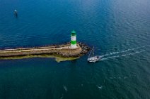 AERIAl ART - lighthouse Schleimuende - at the mouth of the baltic sea fjord Schlei - Germany 08 AERIAl ART - lighthouse Schleimuende - at the mouth of the baltic sea fjord Schlei - Germany