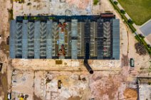 AERIAL ART - ABANDONED INDUSTRIAL FACILITY 05 AERIAL ART - ABANDONED INDUSTRIAL FACILITY 05