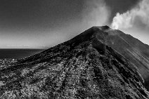 AERIAL ART PANORAMA MONOCHROME - smoking Stromboli Volcano - Italy default AERIAL ART PANORAMA MONOCHROME - smoking Stromboli Volcano - Italy.JPG