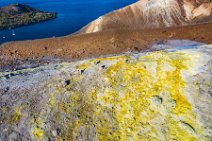 AERIAL ART - crater rim on VULCANO ISLAND with fumaroles and sulphur fumes - Italy 05 AERIAL ART - crater rim on VULCANO ISLAND with fumaroles and sulphur fumes - Italy 05.jpg