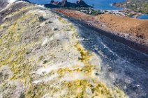 AERIAL ART - crater rim on VULCANO ISLAND with fumaroles and sulphur fumes - Italy 18 AERIAL ART - crater rim on VULCANO ISLAND with fumaroles and sulphur fumes - Italy 18.jpg