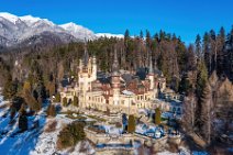 AERIAL ART - PELES CASTLE near Sinaia - Romania 02 AERIAL ART - PELES CASTLE near Sinaia - Romania 02.jpg
