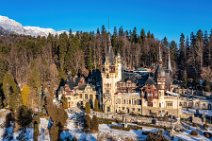 AERIAL ART - PELES CASTLE near Sinaia - Romania 06 AERIAL ART - PELES CASTLE near Sinaia - Romania 06.jpg