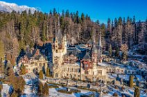 AERIAL ART - PELES CASTLE near Sinaia - Romania 07 AERIAL ART - PELES CASTLE near Sinaia - Romania 07.jpg