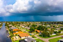 AERIAL ART - Dark clouds over Cape Coral - Florida - USA 06 AERIAL ART - Dark clouds over Cape Coral - Florida - USA 06.jpg