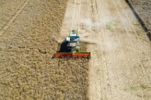 AERIAL ART - rapeseed harvest with Claas harvester - Germany 18 AERIAL ART - rapeseed harvest with Claas harvester - Germany