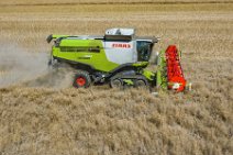 AERIAL ART - rapeseed harvest with Claas harvester - Germany 31 AERIAL ART - rapeseed harvest with Claas harvester - Germany