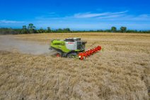 AERIAL ART - rapeseed harvest with Claas harvester - Germany 35 AERIAL ART - rapeseed harvest with Claas harvester - Germany
