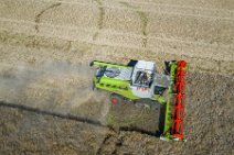 AERIAL ART - rapeseed harvest with Claas harvester - Germany 37 AERIAL ART - rapeseed harvest with Claas harvester - Germany