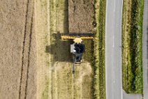 AERIAL ART - rapeseed harvest with a big New Holland harvester - Germany 06 AERIAL ART - rapeseed harvest with a big New Holland harvester - Germany