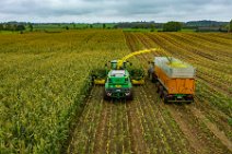 AERIAL ART - CORN HARVEST with corn chopper and tractor and trailer 29 AERIAL ART - CORN HARVEST with corn chopper and tractor and trailer 29.jpg