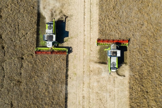 80 HARVESTER + TRACTORS