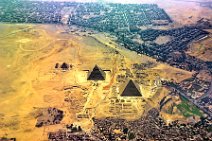 20110607_135540_GEOART_PYRAMIDS_OF_GIZA GEO ART: Egypt, Cairo: Pyramids of Giza (left to right: Mykerinos, Chephren, Cheops)