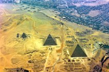 20110607_135541_GEOART_PYRAMIDS_OF_GIZA GEO ART: Egypt, Cairo: Pyramids of Giza (left to right: Mykerinos, Chephren, Cheops)