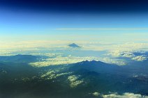 GEO ART - TOP OF FUJIYAMA COMING OUT OF LOW CLOUDS - JAPAN 2 GEO ART - TOP OF FUJIYAMA COMING OUT OF LOW CLOUDS - JAPAN 2