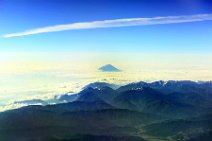 GEO ART - TOP OF FUJIYAMA COMING OUT OF LOW CLOUDS - JAPAN 3 GEO ART - TOP OF FUJIYAMA COMING OUT OF LOW CLOUDS - JAPAN 3