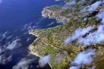 20140123_124923_GEOART_Malta_main_island_north_west_coast Aerial: MALTA INTERNATIONAL AIRPORT (LUQA AIRPORT), Villetta, MALTA; LMML; Lufthansa Technik Malta Base