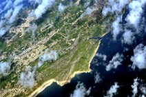 20140123_125059_GEOART_Malta_main_island_north_west_coast Aerial: MALTA INTERNATIONAL AIRPORT (LUQA AIRPORT), Villetta, MALTA; LMML; Lufthansa Technik Malta Base