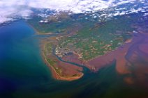 20130508_072531_GEOART_west_England_BARROW-IN-FURNESS_and_MILLOM_UK GEO ART: western England; BARROW-IN-FURNESS; right bottom: MORECAMBE BAY; United Kingdom