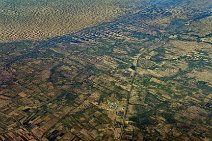GEO ART - FIELDS AND CULTIVATION SOUTHEAST OF MARY - TURKMENISTAN 3