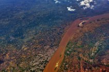 GEO ART - RIVER AND LAND IN NORTH WESTERN INDIA GEO ART - RIVER AND LAND IN NORTH WESTERN INDIA