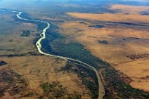 GEO ART - FIELDS ALONG BLUE NILE RIVER - SOUTHEAST OF KHARTOUM - SUDAN 3