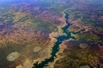 GEO ART - LANDSCAPE AND RIVER EAST OF AL QUADARIF - SUDAN 2