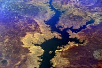 GEO ART - LANDSCAPE AND RIVER EAST OF AL QUADARIF - SUDAN 4
