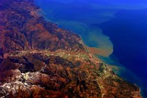 20120217_121905_GEOART_Algeria_DAMOUS GEO ART: Algeria, city of DAMOUS; estuary of OUED HAMLIL into the Mediterranean Sea