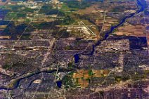 20130508_083005_GEOART_OTTAWA_with_airport_CYOW_Ontario_Canada GEO ART: Ottawa, Ontario; Canada; north is below; airport: Ottawa Macdonald-Cartier International Airport CYOW