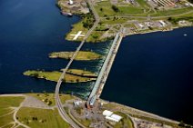 GEO ART - BEAUHARNOIS HYDROELECTRIC POWER STATION - SW OF MONTREAL - CANADA 1