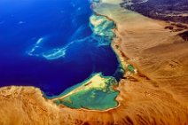 GEO ART - begin of Ras Banas peninsula at the Red Sea and airport of Berenice - eastern Egypt 01 GEO ART - begin of Ras Banas peninsula at the Red Sea and airport of Berenice - eastern Egypt 01