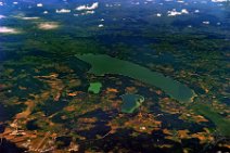 20130725_133853_GEOART_AMMERSEE_near_Munich_and_airport_Oberpfaffenhofen_EDMO_GERMANY Ammersee (Lake Ammer) near Munich; in the front: right: Woerthsee, left: Pilsensee; in the very front: special airport: Oberpfaffenhofen EDMO