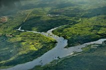 GEO ART - LANDSCAPE AND BRANCHES OF OGUN RIVER - NORTH OF LAGOS - NIGERIA GEO ART - LANDSCAPE AND BRANCHES OF OGUN RIVER - NORTH OF LAGOS - NIGERIA