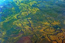 20110912_080740_GEOART_SIBERIA_VASYUGAN_river GEO ART: 58 40.2N 076 19.0E; near Aypolovo, Tomskaya Oblast; Russia; river: VASYUGAN (Wassjugan), left tributary river of river OB in Siberia