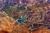 20110917_125338_GEOART_TURKEY_Western_Taurus_ULUBORLU_BARAJI GEO ART: southern TURKEY; foothills of the WESTERN TAURUS mountains (38 18.8N 030 09.9E); area just west Lake Egirdir (Egirdir Gl, Egirdirsee) ULUBORLU BARAJI...