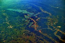 20111015_211754_CHEROKEE_LAKE_TENNESSEE GEO ART: CHEROKEE LAKE, north east of KNOXVILLE, Tennessee, USA