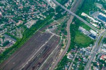 GEO ART - Railroad Yrad in Warsaw - Poland GEO ART - Railroad Yrad in Warsaw - Poland