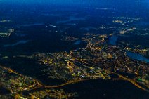 GEO ART - night view over Uppsala-Stockholm area - Sweden 01 GEO ART - night view over Uppsala-Stockholm area - Sweden 01