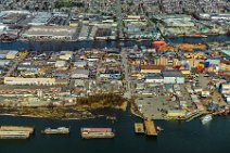GEO ART - Vancouver harbour and industria area along Frasier River - Canada GEO ART - Vancouver harbour and industria area along Frasier River - Canada
