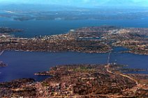 GEO ART - LAKE WASHINGTON AND SEATTLE - USA GEO ART - LAKE WASHINGTON AND SEATTLE - USA