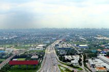 GEO ART - MAIN HIGHWAY WESTBOUND FROM AIRPORT TO DOWNTOWN - BANGKOK - THAILAND 2 GEO ART - MAIN HIGHWAY WESTBOUND FROM AIRPORT TO DOWNTOWN - BANGKOK - THAILAND 2