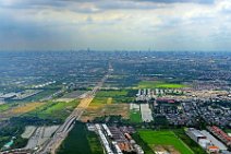 GEO ART - WESTBOUND VIEW TO BANGKOK SKYLINE - THAILAND GEO ART - WESTBOUND VIEW TO BANGKOK SKYLINE - THAILAND
