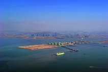 20120326_044040_AERIAL_Songdo_Incheon_South_Korea Industrial area in front of NEW SONGDO CITY, Incheon, South Korea