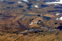 GEO ART - OPENCAST MINING NEAR PINGLU - NORTHERN SHANXI PROVINCE - CHINA GEO ART - OPENCAST MINING NEAR PINGLU - NORTHERN SHANXI PROVINCE - CHINA