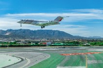 Pivate jet on short final in Malaga - Spain 2 Pivate jet on short final in Malaga - Spain 2.jpg